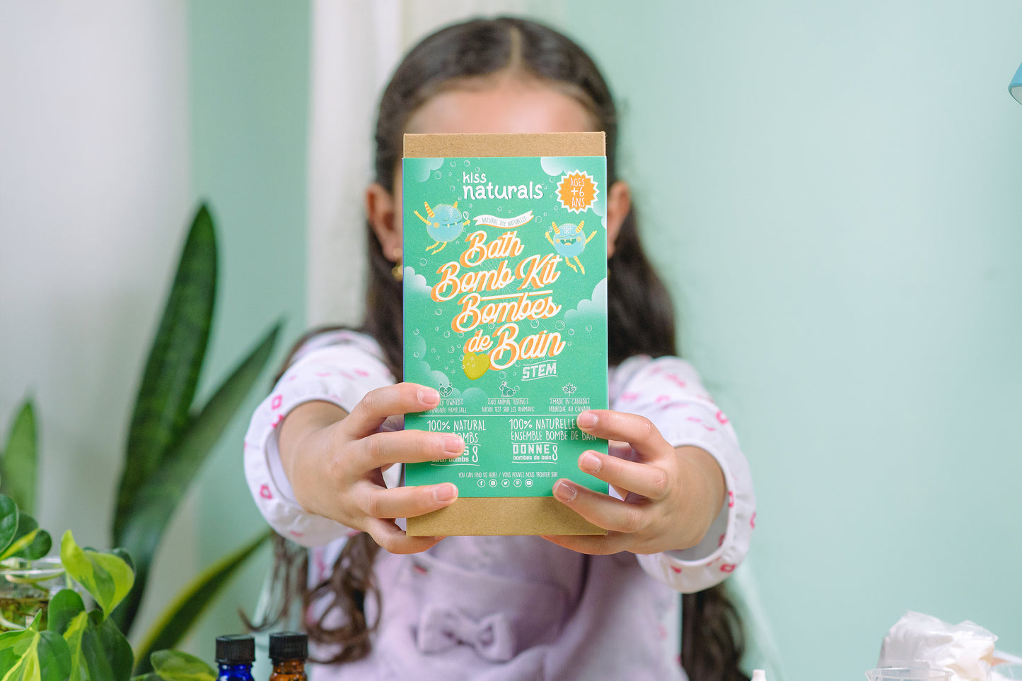 Kit de bombes de bain DIY Kiss Naturals pour enfants