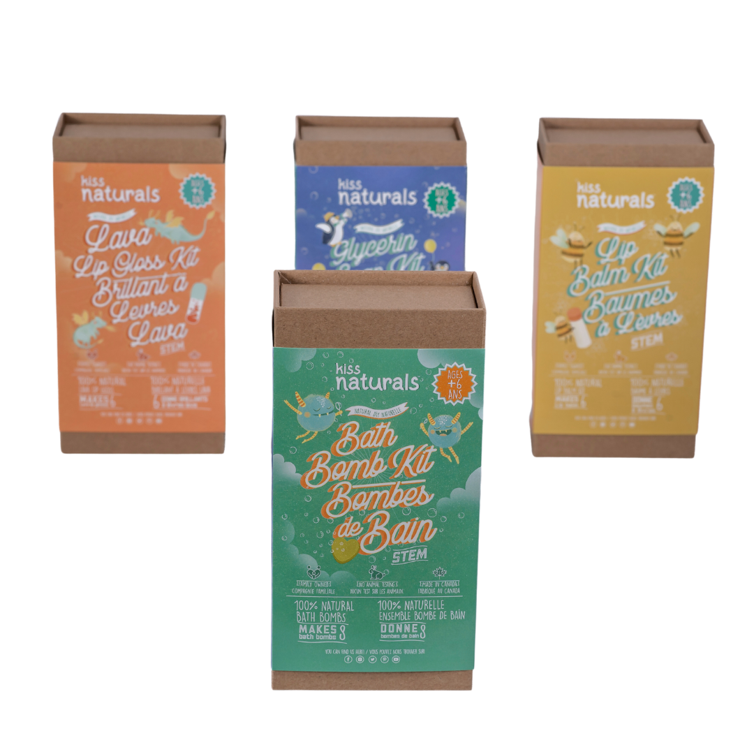 24 kits d'artisanat Kiss Naturals (sans présentoir)