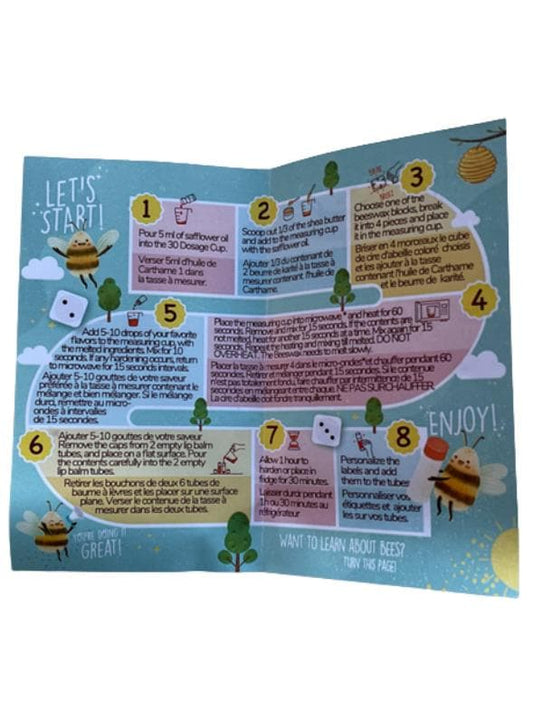 Lip Balm Making kit 95% plastic free. Made in Canada. Limited edition. Ships same day, order by Dec 18 for Xmas