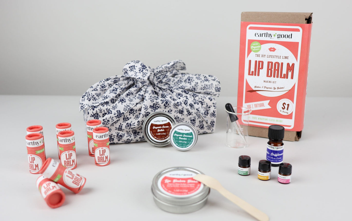 Coffret de 6 kits de baume à lèvres Earthy Good DIY (vente en gros)