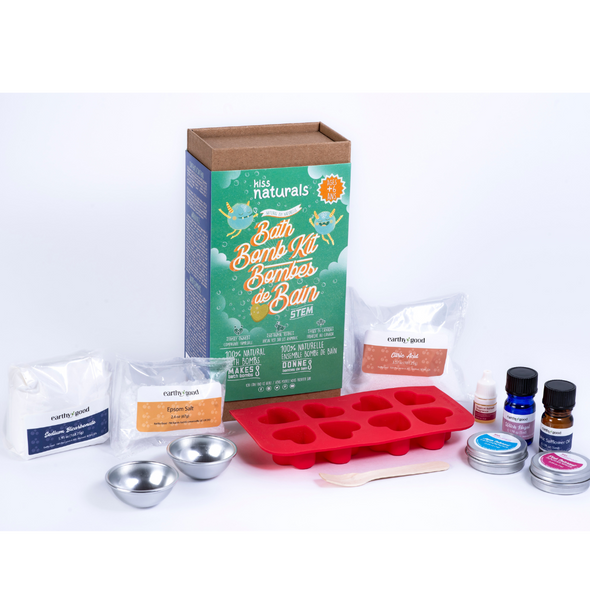 Kit de bombes de bain DIY Kiss Naturals pour enfants