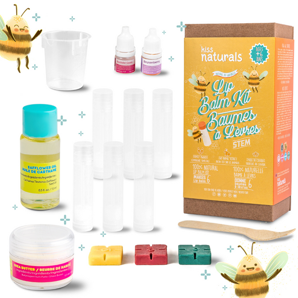 Kit de baume à lèvres DIY Kiss Naturals pour enfants