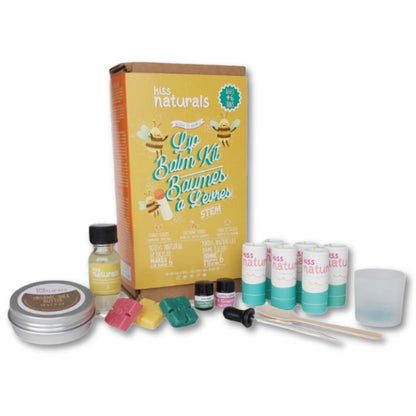 Kiss Naturals DIY Lip Balm Kit for Kids | Natural Craft Gift, Ages 6-12 | Plastic-Free, Made in Canada