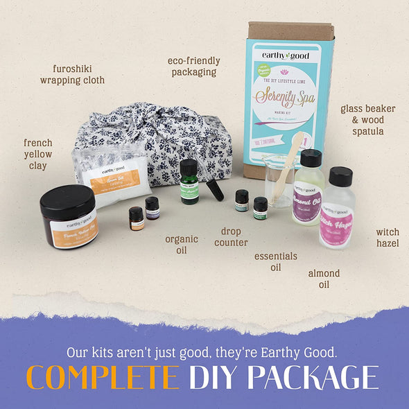 Ultimate Gift Set- Earthy Good Lip Balm, Serenity Spa & Bath Bomb Kit