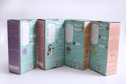 Back of the Kiss Naturals kit boxes