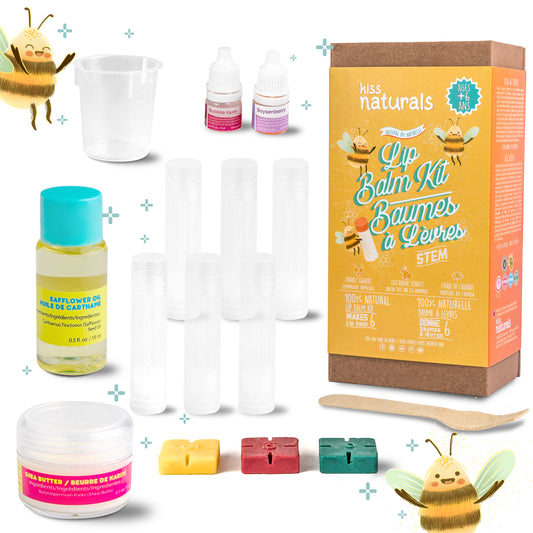 Case Pack of 6 Kiss Naturals DIY Lip Balm Kits (Wholesale)
