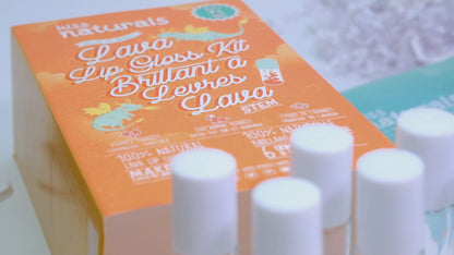 Kiss Naturals DIY Lava Lip Gloss Kit for Kids