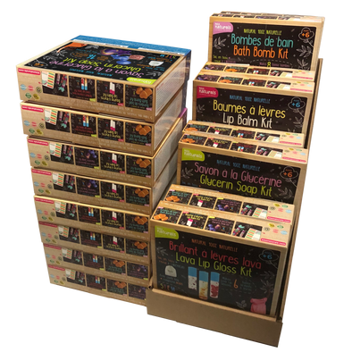 16 Kiss Naturals Craft Kits with Cardboard Display (Wholesale)