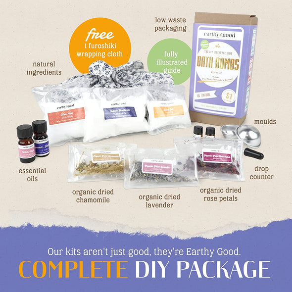 Value Bundle- Earthy Good Bath Bomb & Serenity Spa Kits