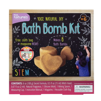 Coffret de 6 kits de bombes de bain DIY Kiss Naturals (vente en gros) 