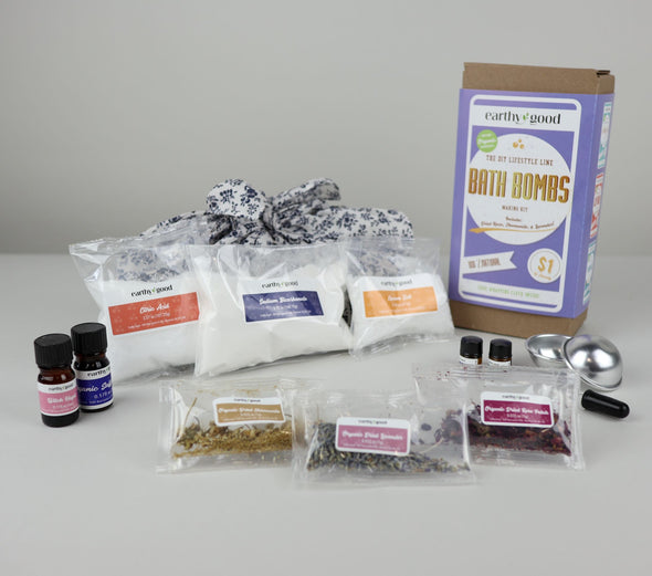 Coffret de 6 kits de bombes de bain Earthy Good DIY (vente en gros)