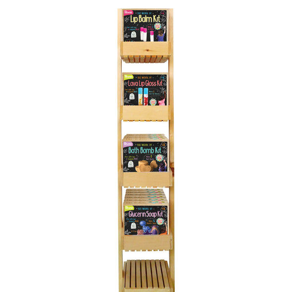 48 Kiss Naturals Craft Kits with Wood Display (Wholesale)