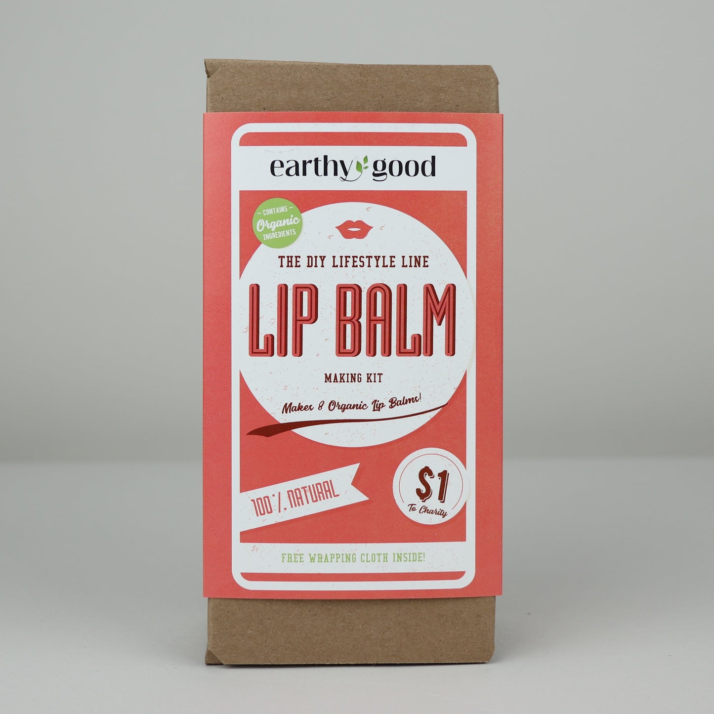 Coffret de 6 kits de baume à lèvres Earthy Good DIY (vente en gros)